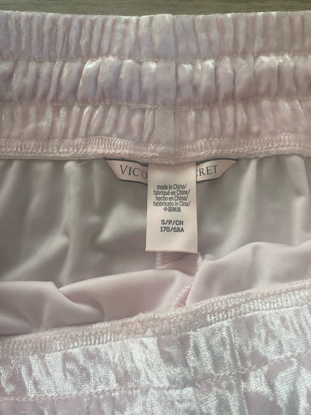 Victoria's Secret Pale Pink Satin Lounge Shorts